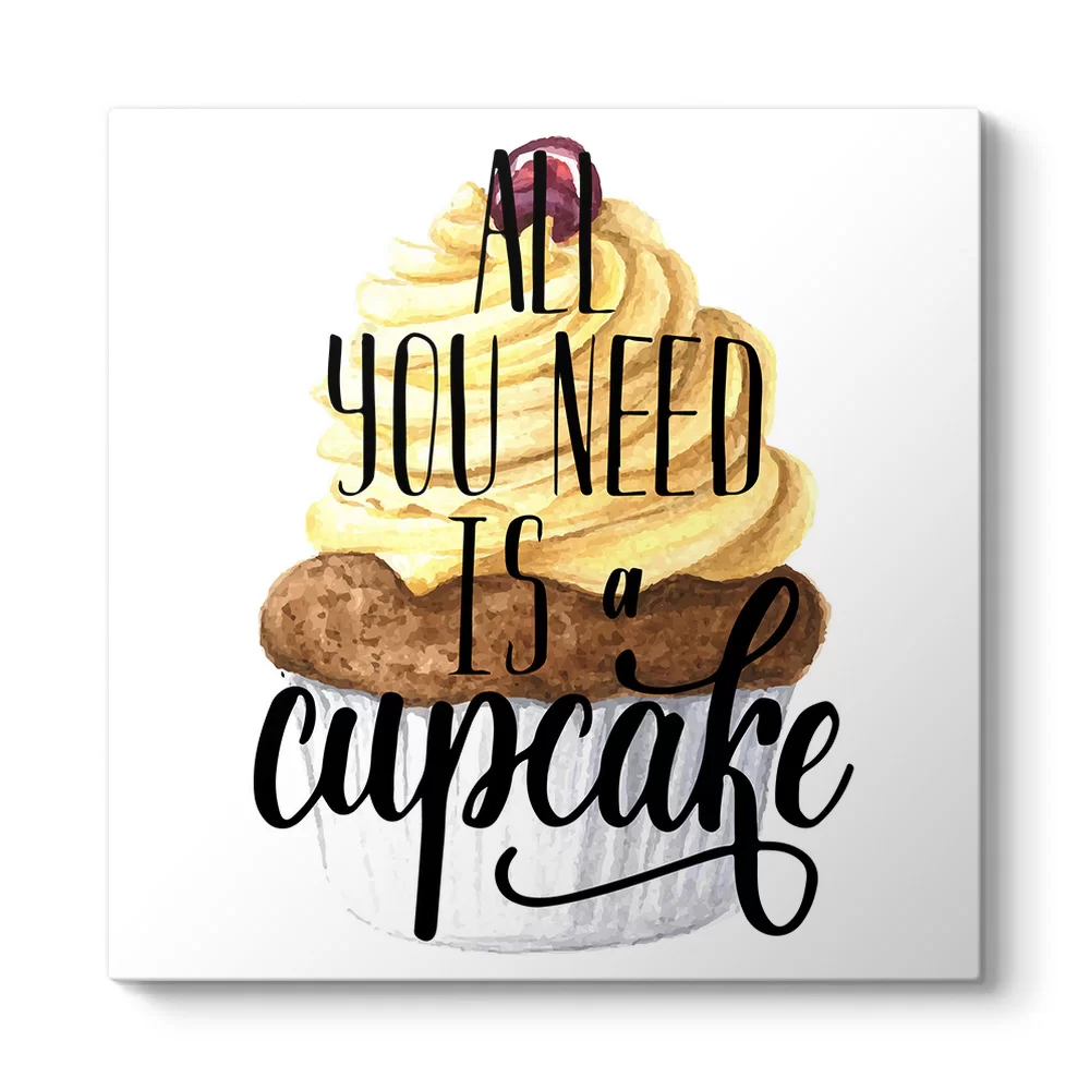 İhtiyacın Olan Tek Şey Cupcake Tablosu - Model 3